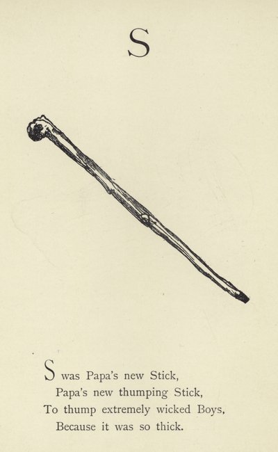 文字S 作： Edward Lear